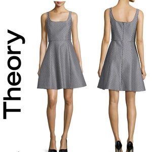 Theory Trekana Circuit Knit A line Dress
